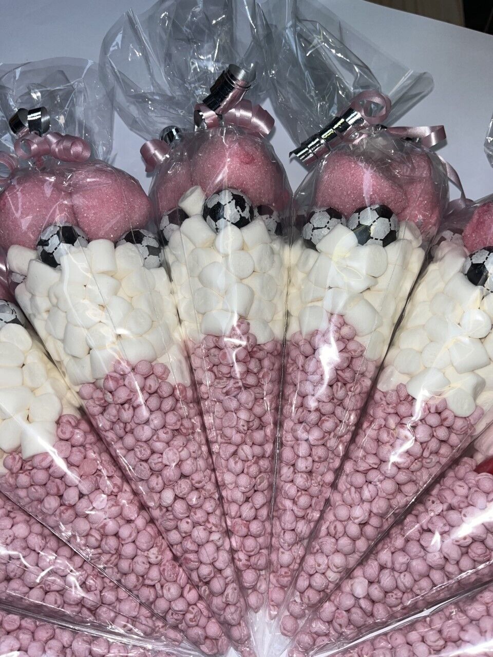 Football sweet cones