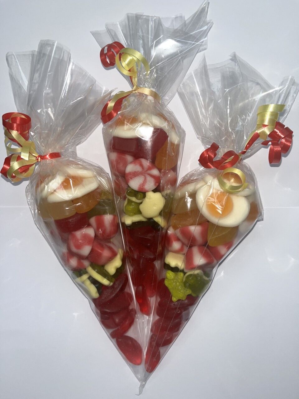 Large made to order sweet co es Filled Sweet Cones Party Bag Favour Baby Shower