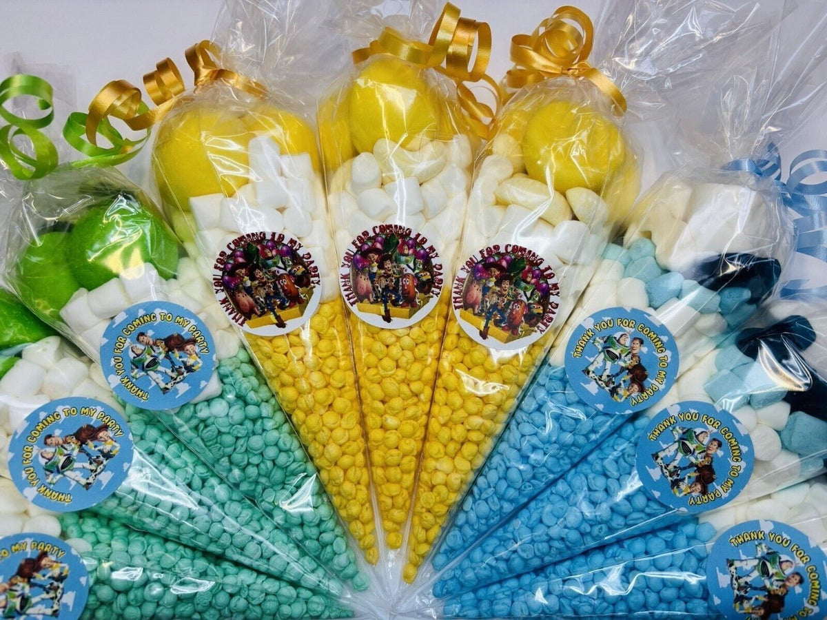 Toy Story Buzz Woody Inspired Themed Birthday Party Kids Sweet Cones Bags Candy