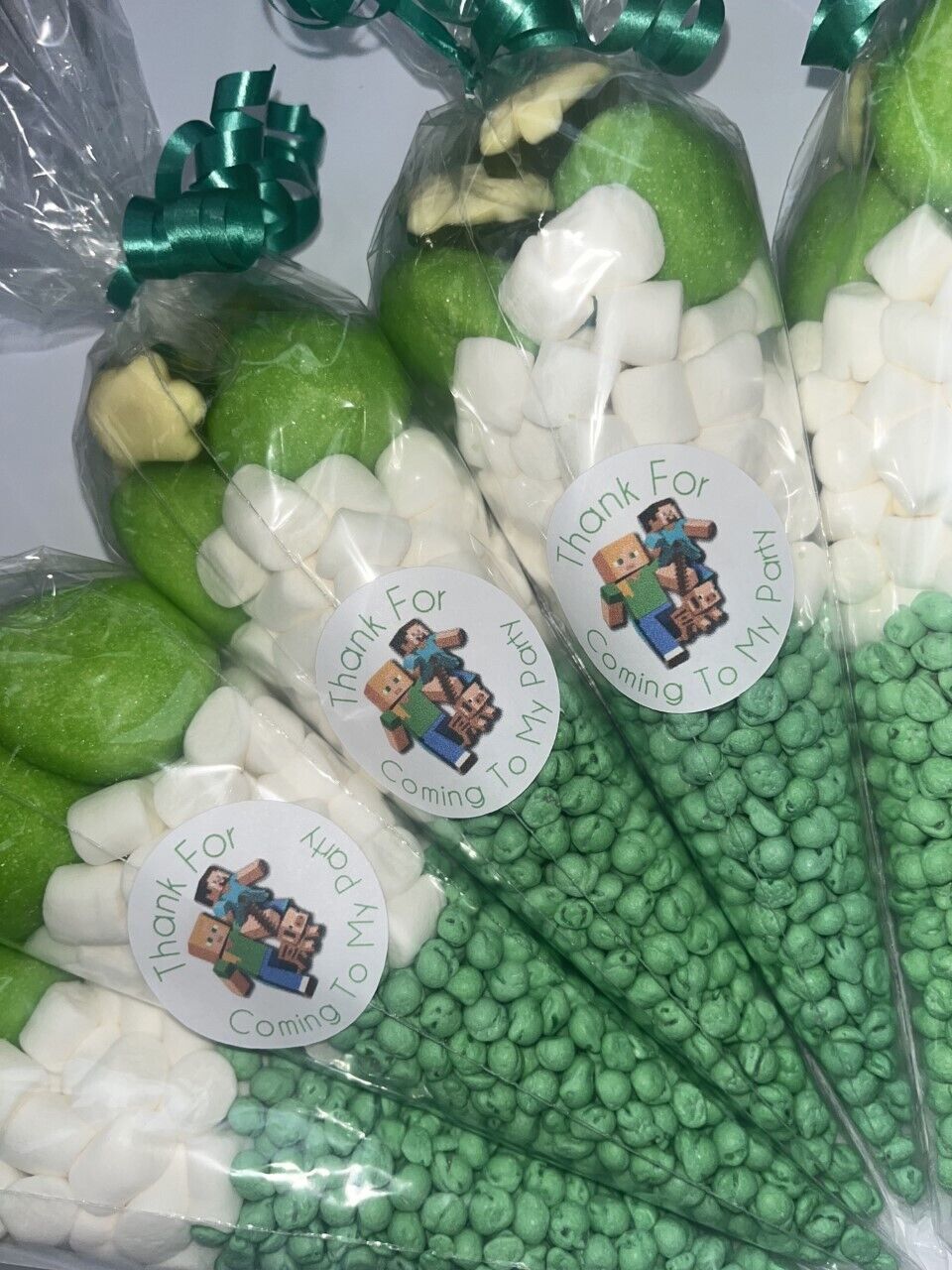 Filled Birthday Inspired Themed Characters Party Kids Sweet Cones Party Bags Candy  Chocolate Girl Boy Big / Small Gaming blue / Small