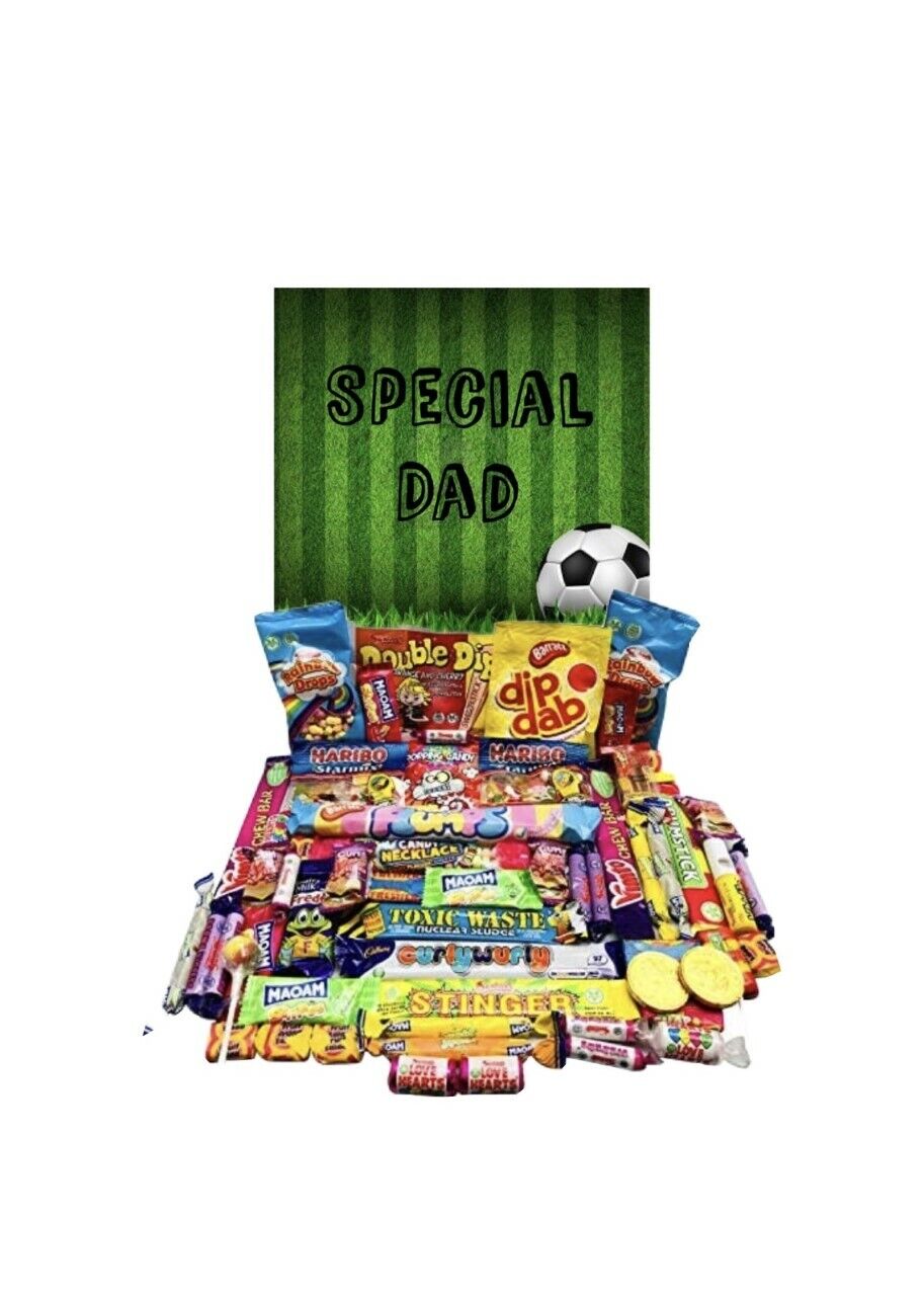 ️Special Dad Football Ultimate Retro Sweets Box Fathers Day  Gift Present