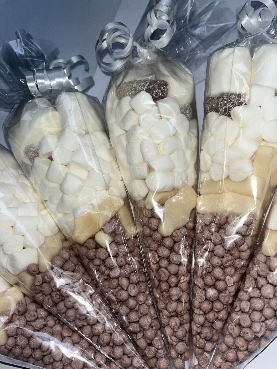 Large made to order sweet co es Filled Sweet Cones Party Bag Favour Baby Shower