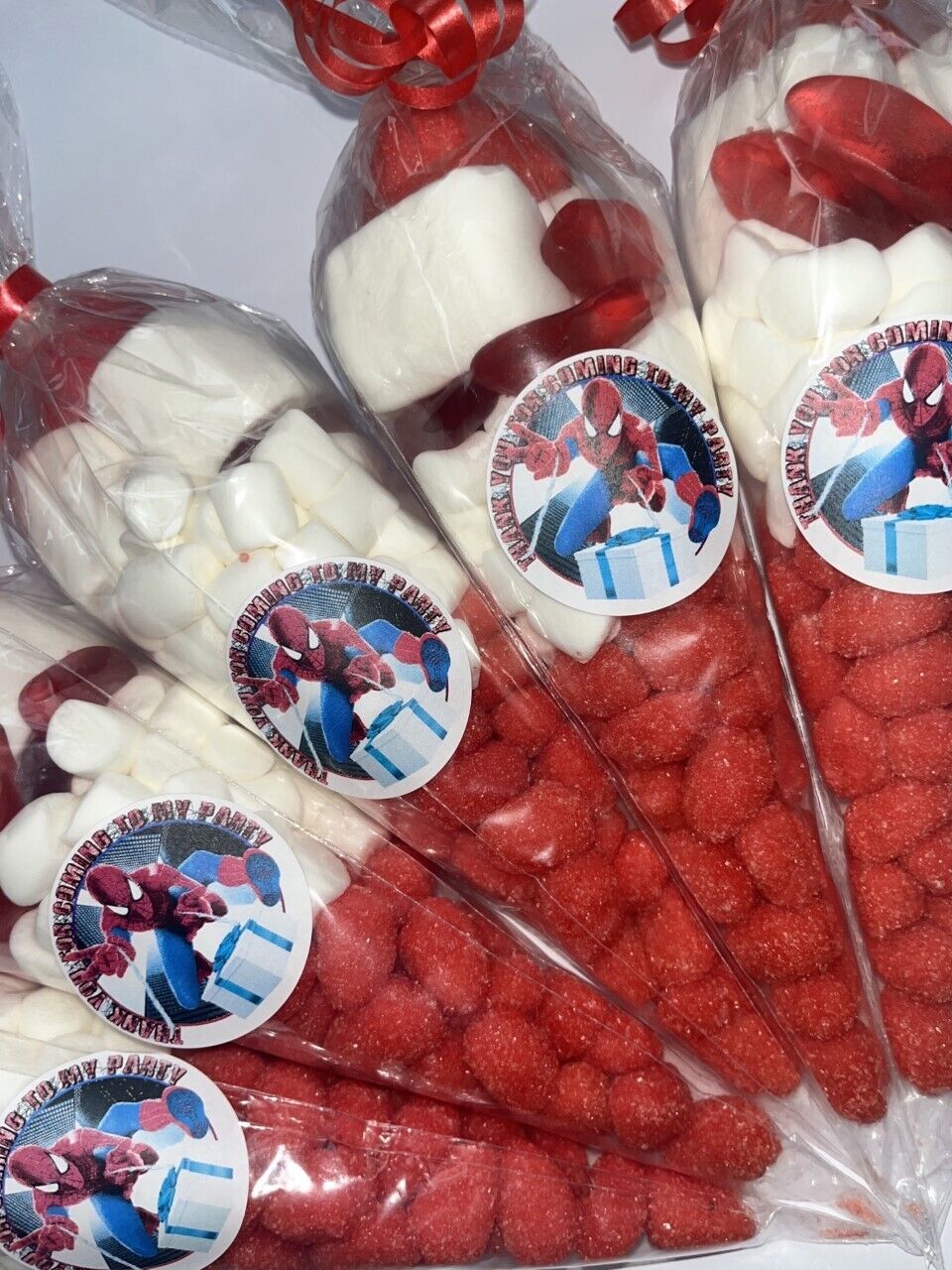 Filled Birthday Inspired Themed Characters Party Kids Sweet Cones Party Bags Candy  Chocolate Girl Boy Big / Small Gaming blue / Small