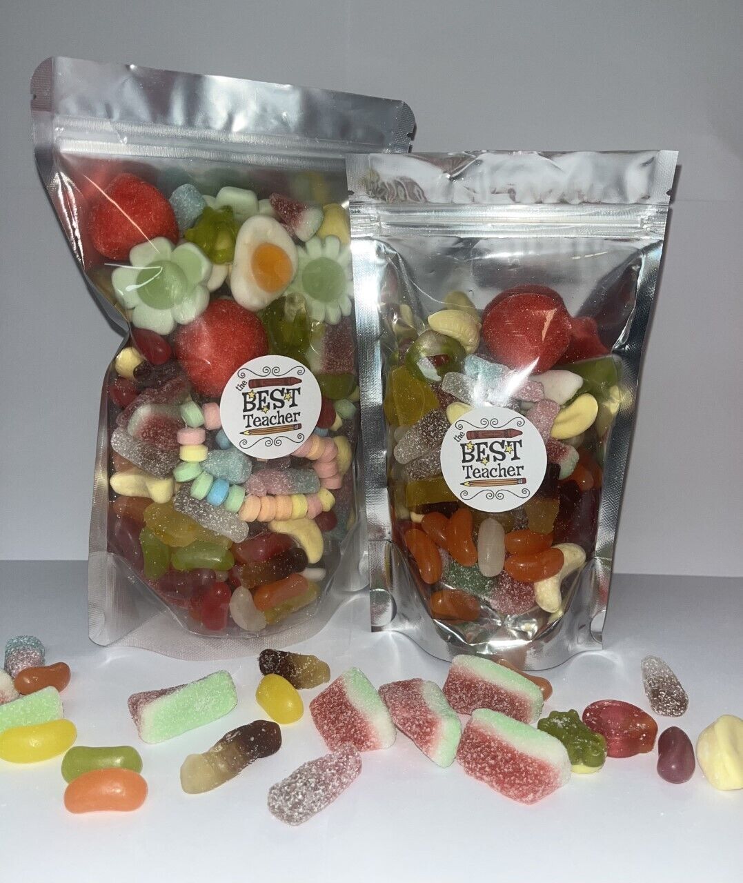 Best Teacher School Pick N Mix Gummy Sweets Pouch Gift Hamper Sweet Present
