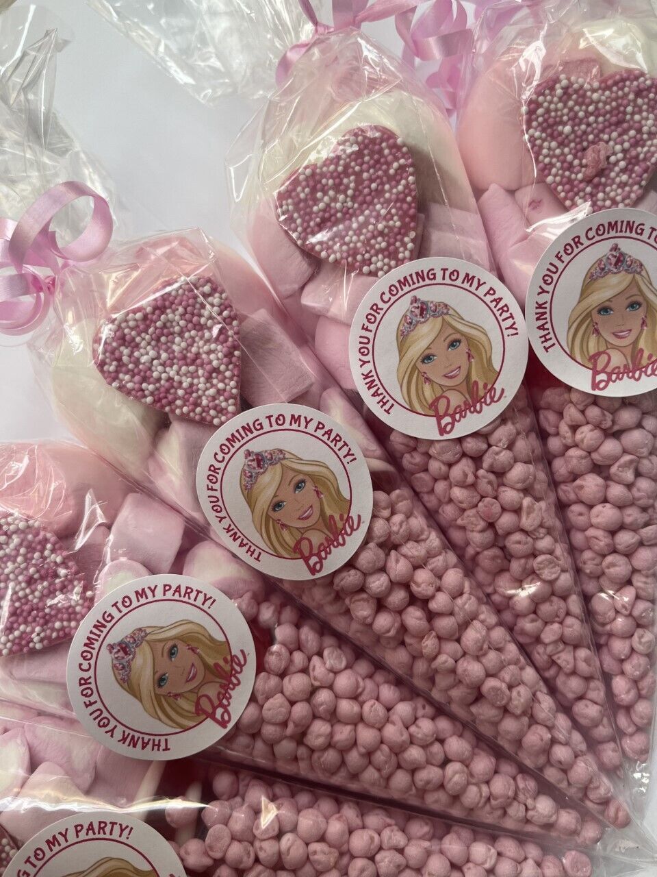 Filled Birthday Inspired Themed Characters Party Kids Sweet Cones Party Bags Candy  Chocolate Girl Boy Big / Small Gaming blue / Small