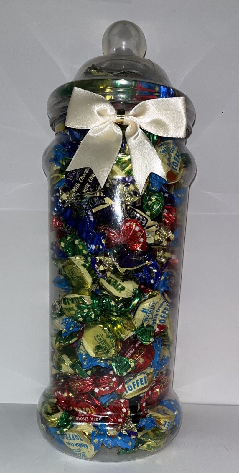 Traditional Walkers Toffee Sweet Candy Cart Buffet Victorian Jar Gift Present