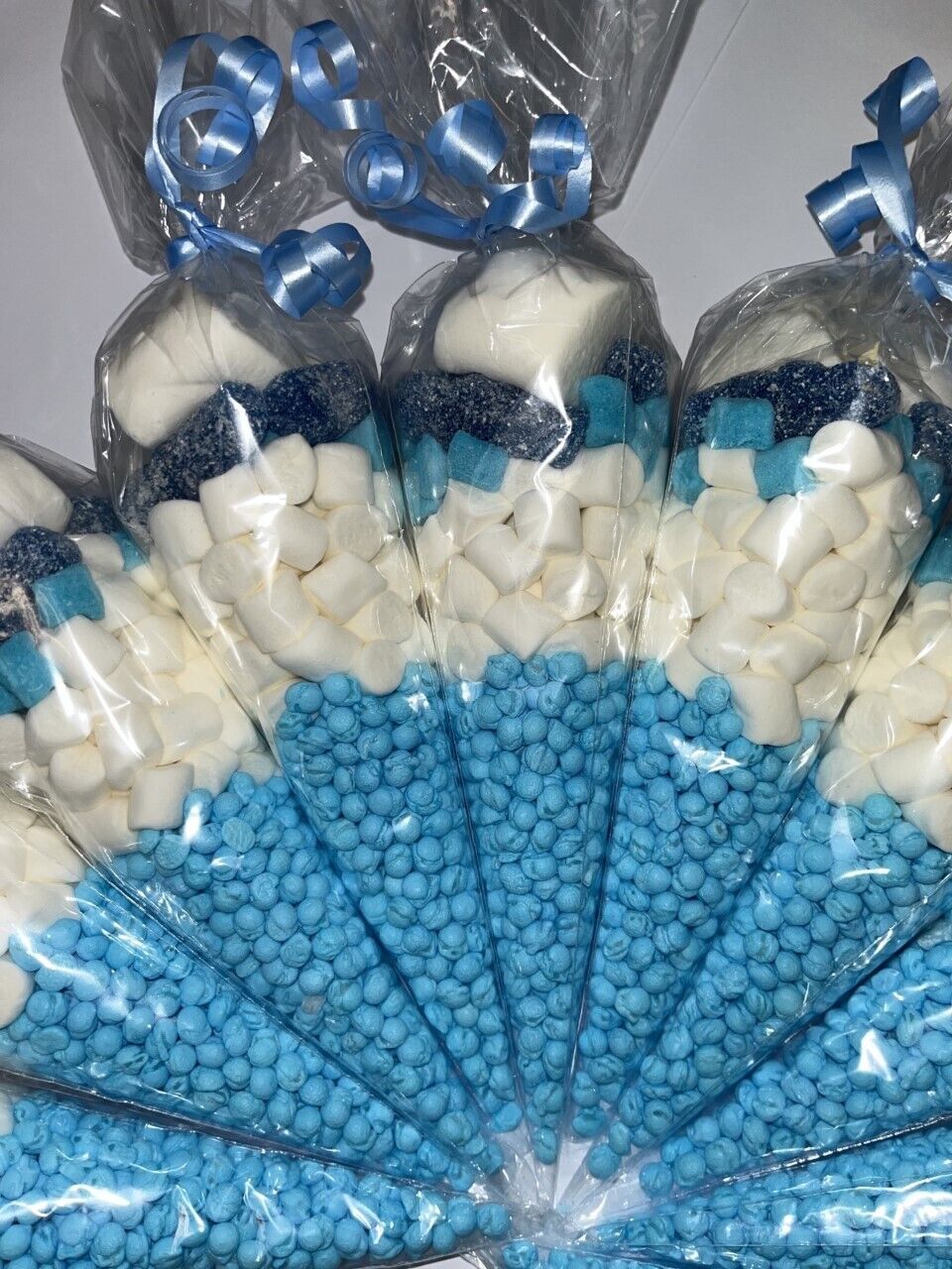 Large made to order sweet co es Filled Sweet Cones Party Bag Favour Baby Shower