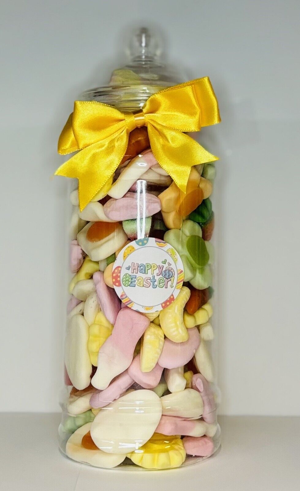 Happy Easter Filled Pick Mix Sweet Victorian Jar Gift Present