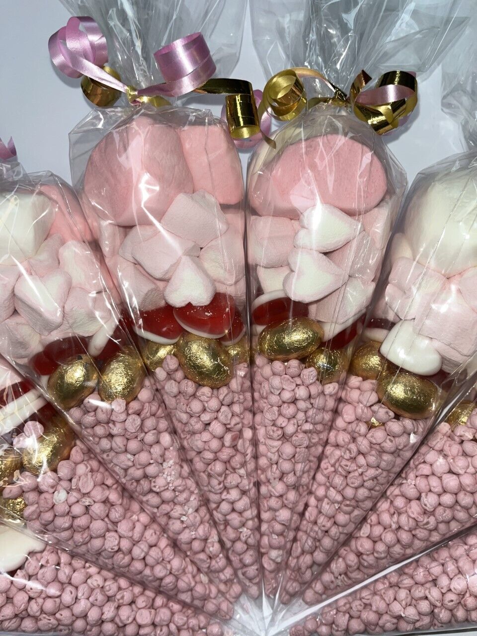 Large made to order sweet co es Filled Sweet Cones Party Bag Favour Baby Shower