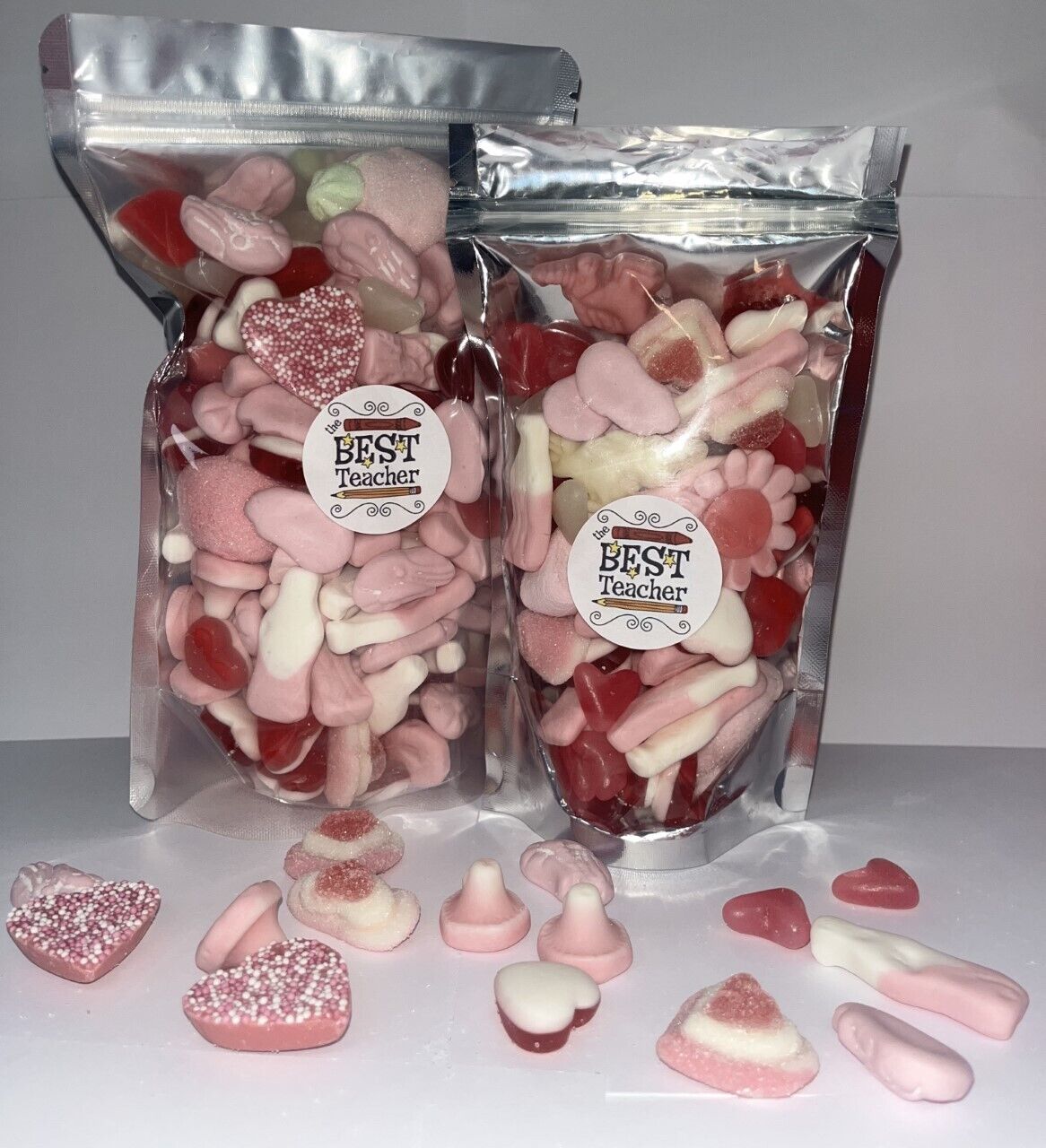 Best Teacher School Pick N Mix Gummy Sweets Pouch Gift Hamper Sweet Present