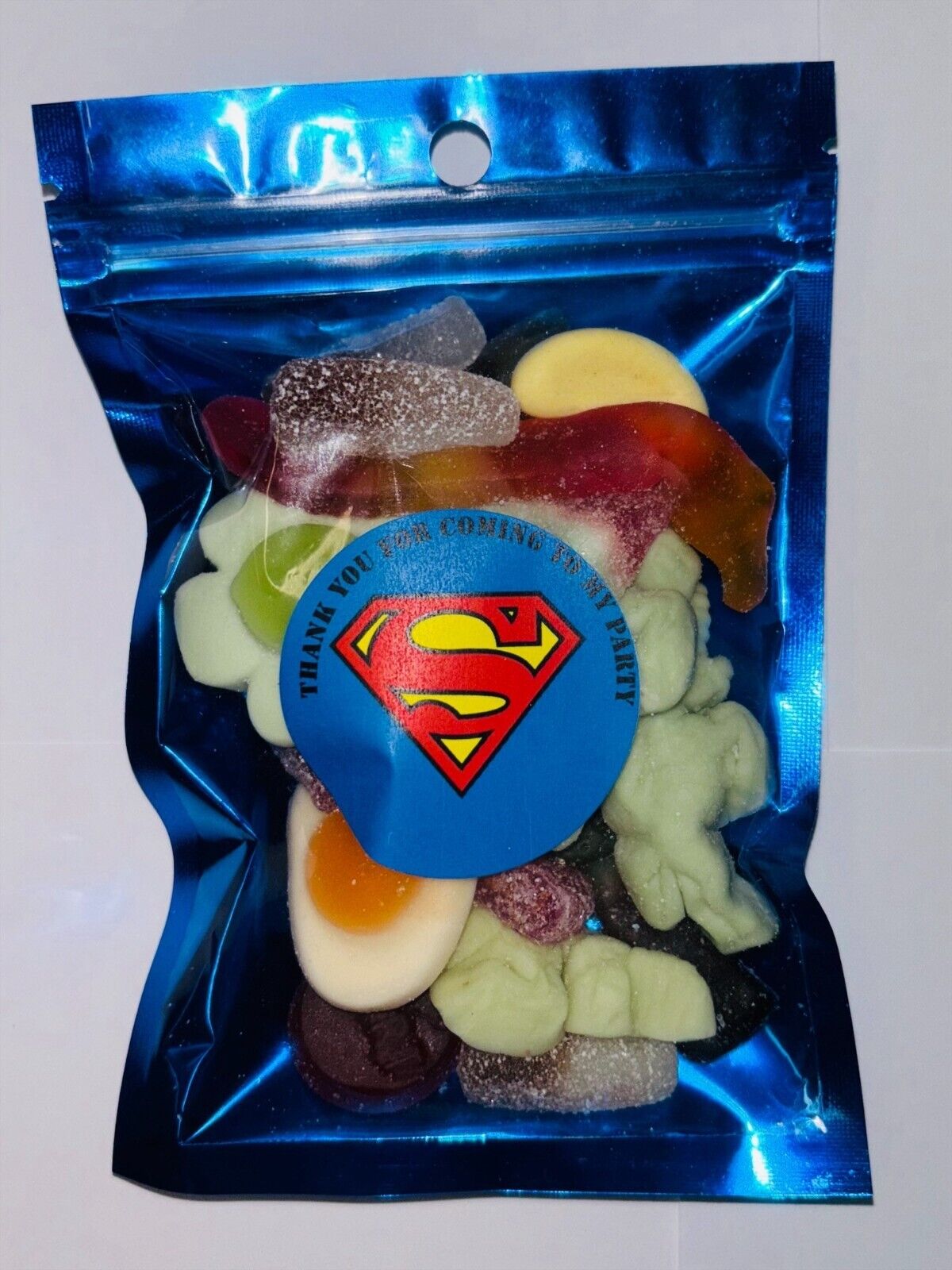 Super Hero Superheroes Themed Birthday Party Kids Sweet Pouch Party Bags Candy