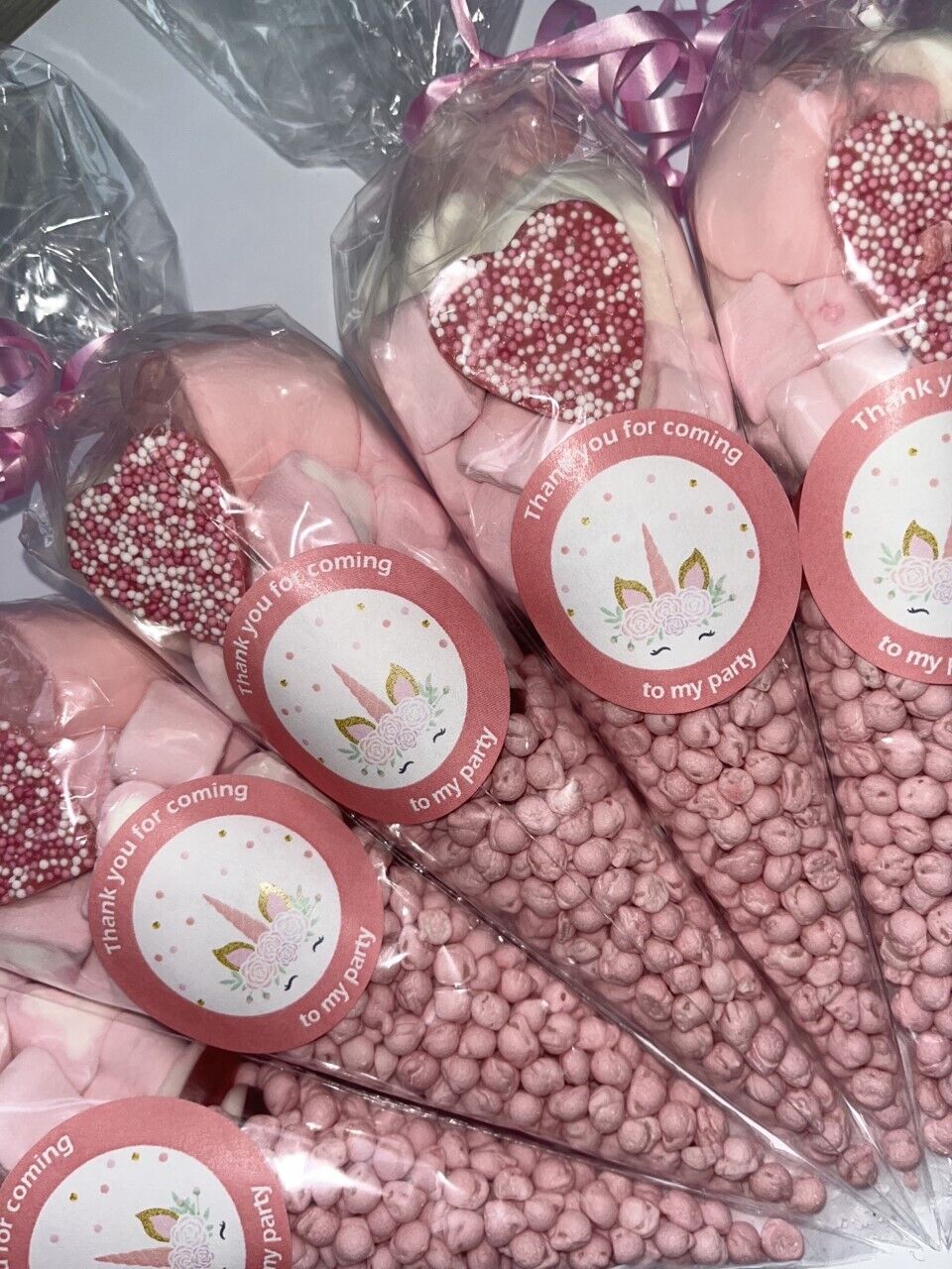 Filled Birthday Inspired Themed Characters Party Kids Sweet Cones Party Bags Candy  Chocolate Girl Boy Big / Small Gaming blue / Small