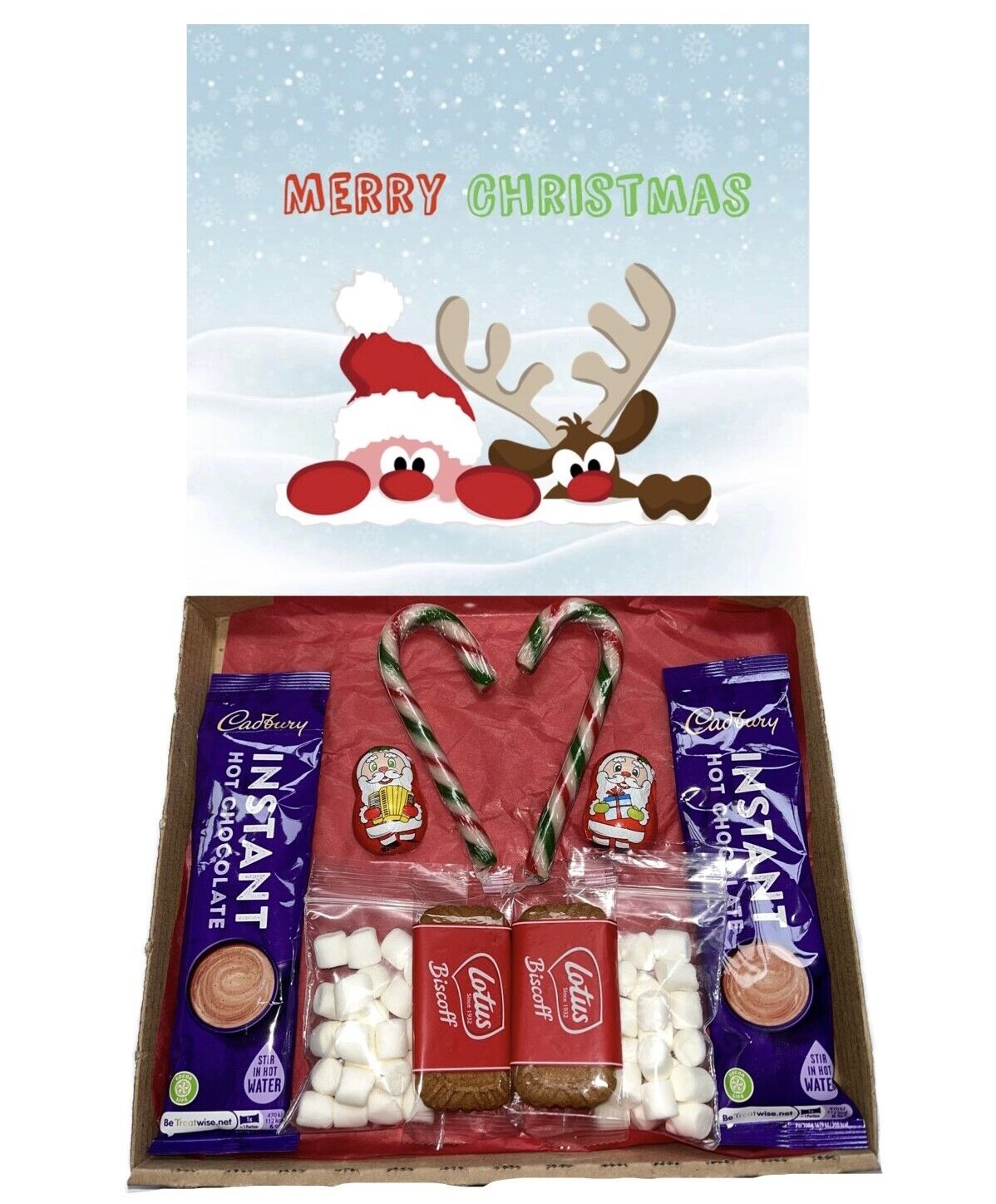 Christmas Eve Treats Fillers Stocking Hot Chocolate Set For Two Gift Grinch