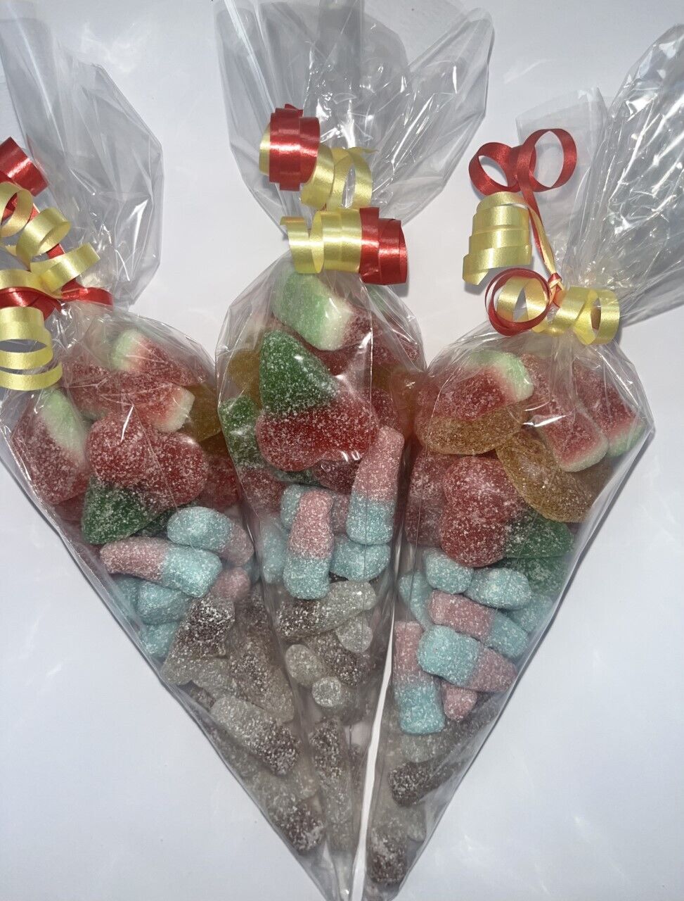 Large made to order sweet co es Filled Sweet Cones Party Bag Favour Baby Shower