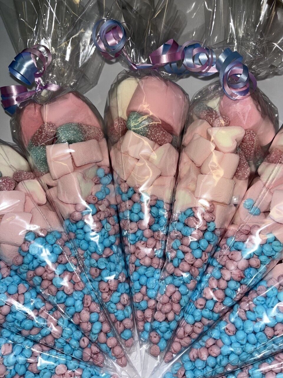 Large made to order sweet co es Filled Sweet Cones Party Bag Favour Baby Shower