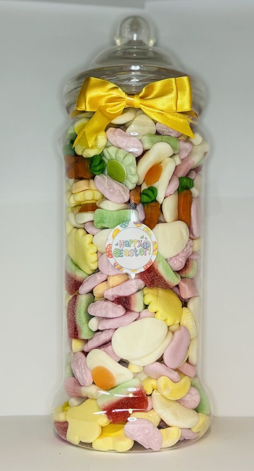 Happy Easter Filled Pick Mix Sweet Victorian Jar Gift Present