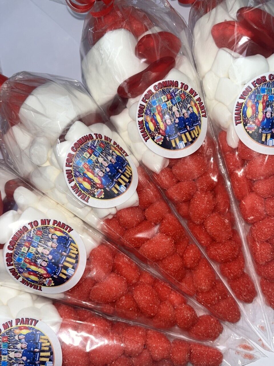 Filled Birthday Inspired Themed Characters Party Kids Sweet Cones Party Bags Candy  Chocolate Girl Boy Big / Small Gaming blue / Small