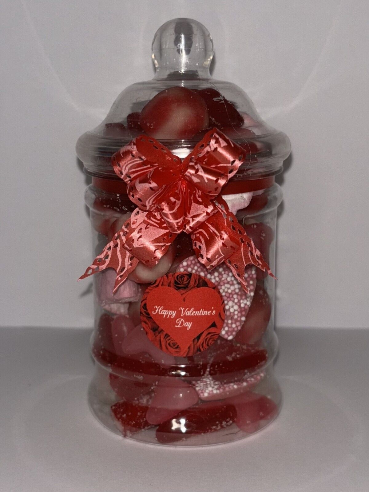 Valentines Day Filled Pick N Mix Sweet Victorian Jar Gift Personalised Present