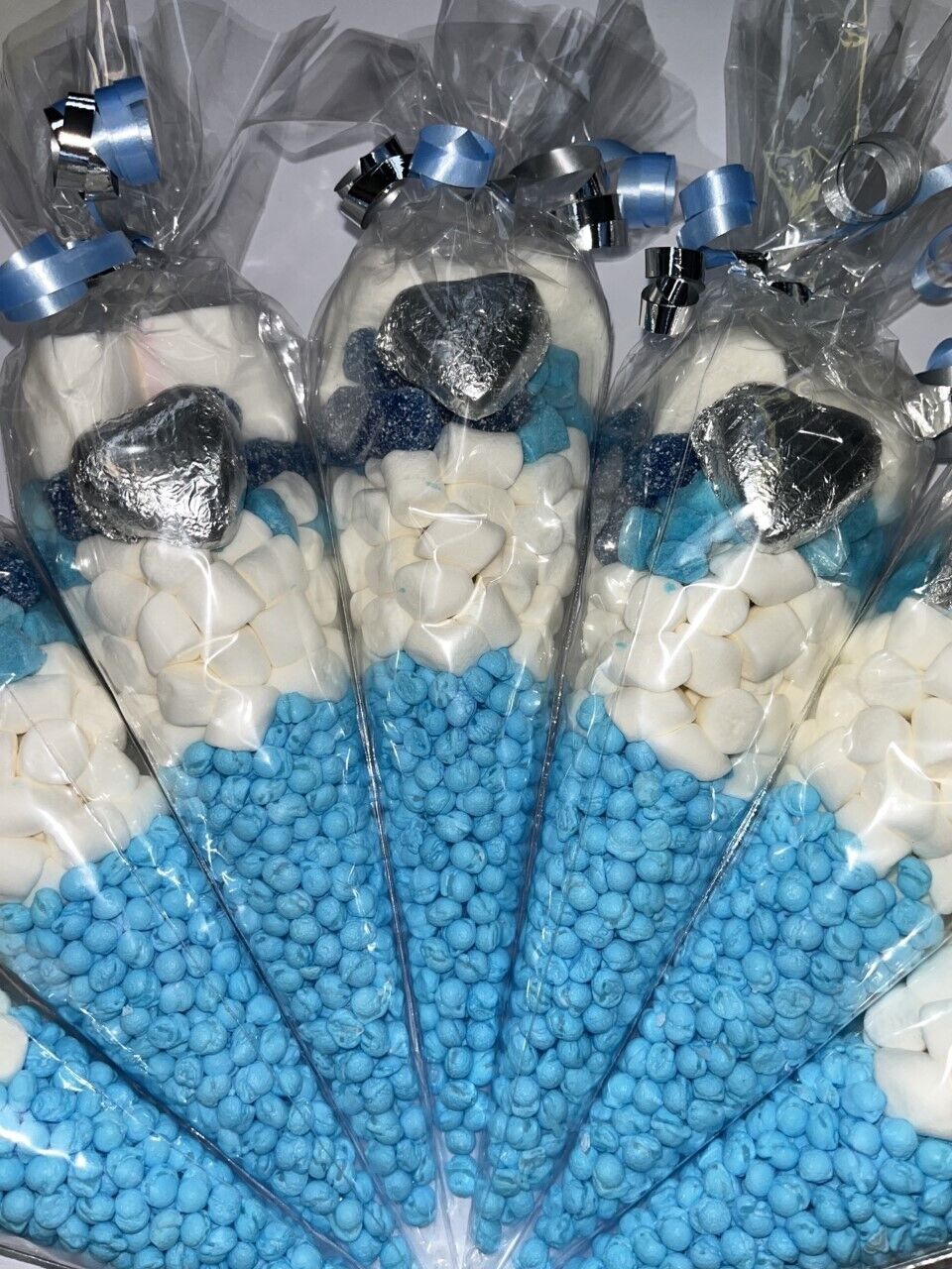 Large made to order sweet co es Filled Sweet Cones Party Bag Favour Baby Shower