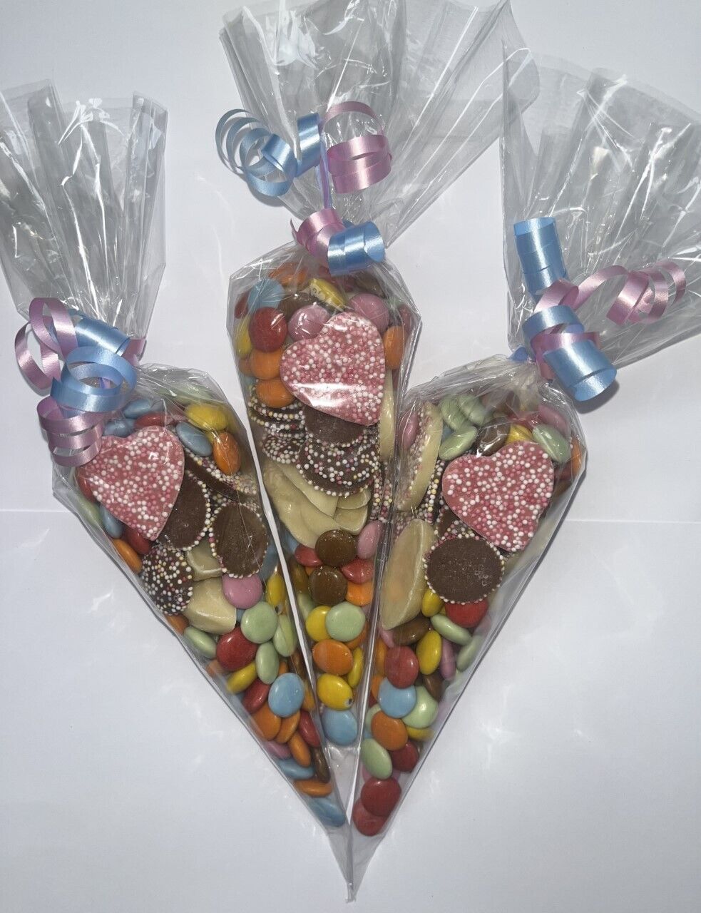 Large made to order sweet co es Filled Sweet Cones Party Bag Favour Baby Shower