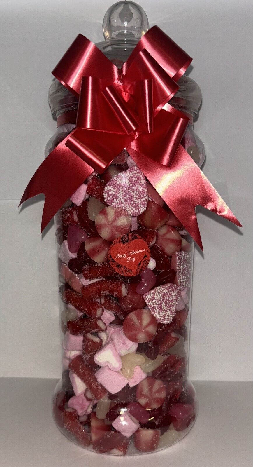 Valentines Day Filled Pick N Mix Sweet Victorian Jar Gift Personalised Present