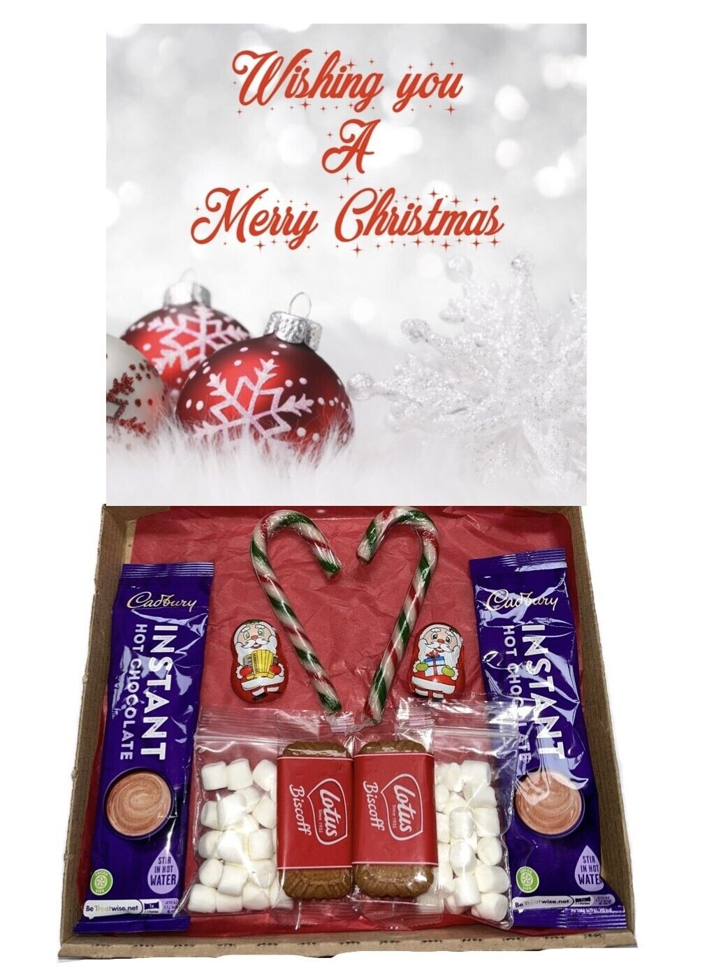 Christmas Eve Treats Fillers Stocking Hot Chocolate Set For Two Gift Grinch