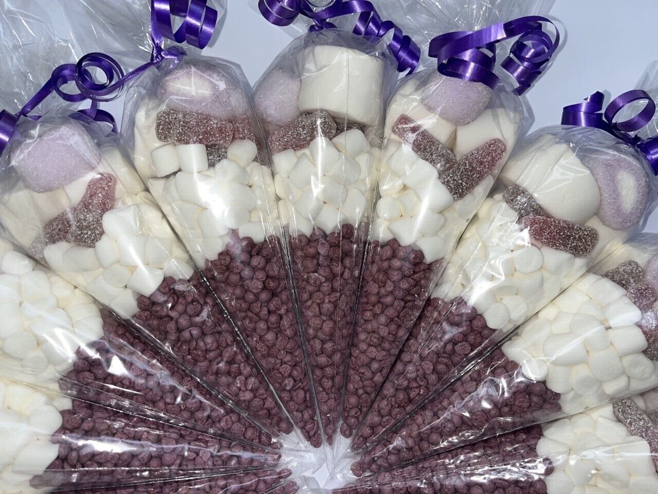 Large made to order sweet co es Filled Sweet Cones Party Bag Favour Baby Shower