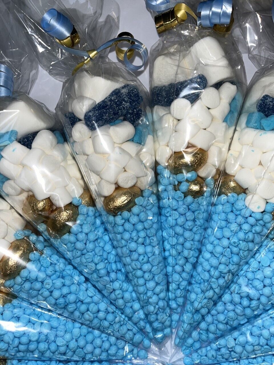 Large made to order sweet co es Filled Sweet Cones Party Bag Favour Baby Shower