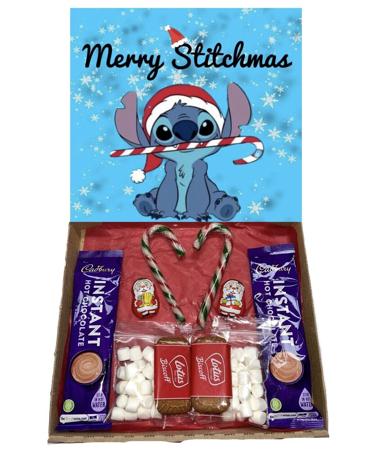 Christmas Eve Treats Fillers Stocking Hot Chocolate Set For Two Gift Grinch