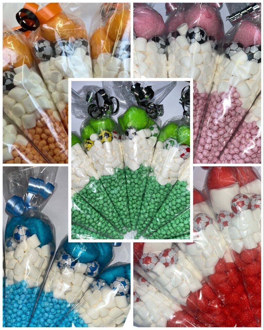 Football sweet  cones