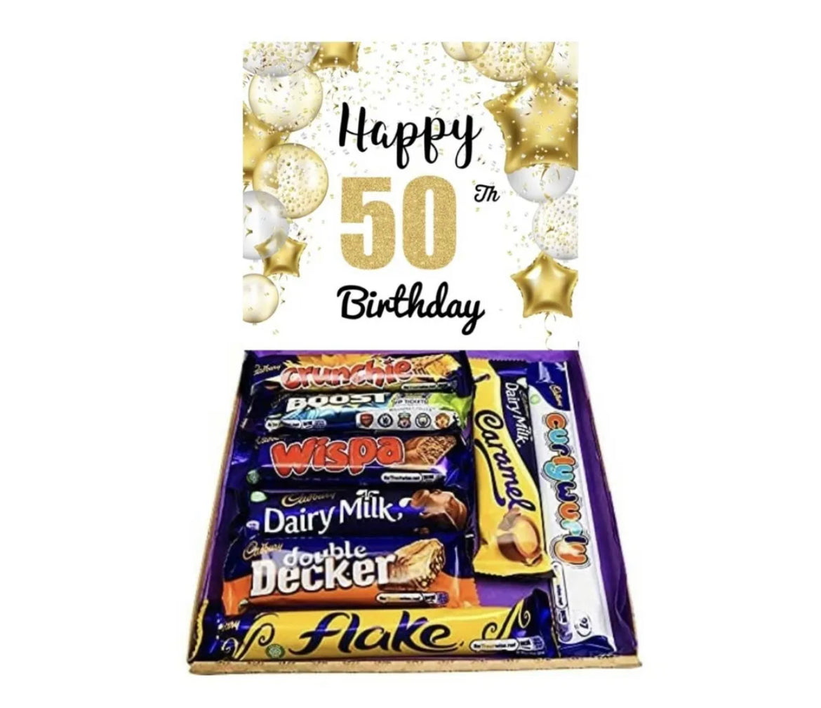 Happy Birthday Cadburys Full size Bars  Sweet Box Gift??