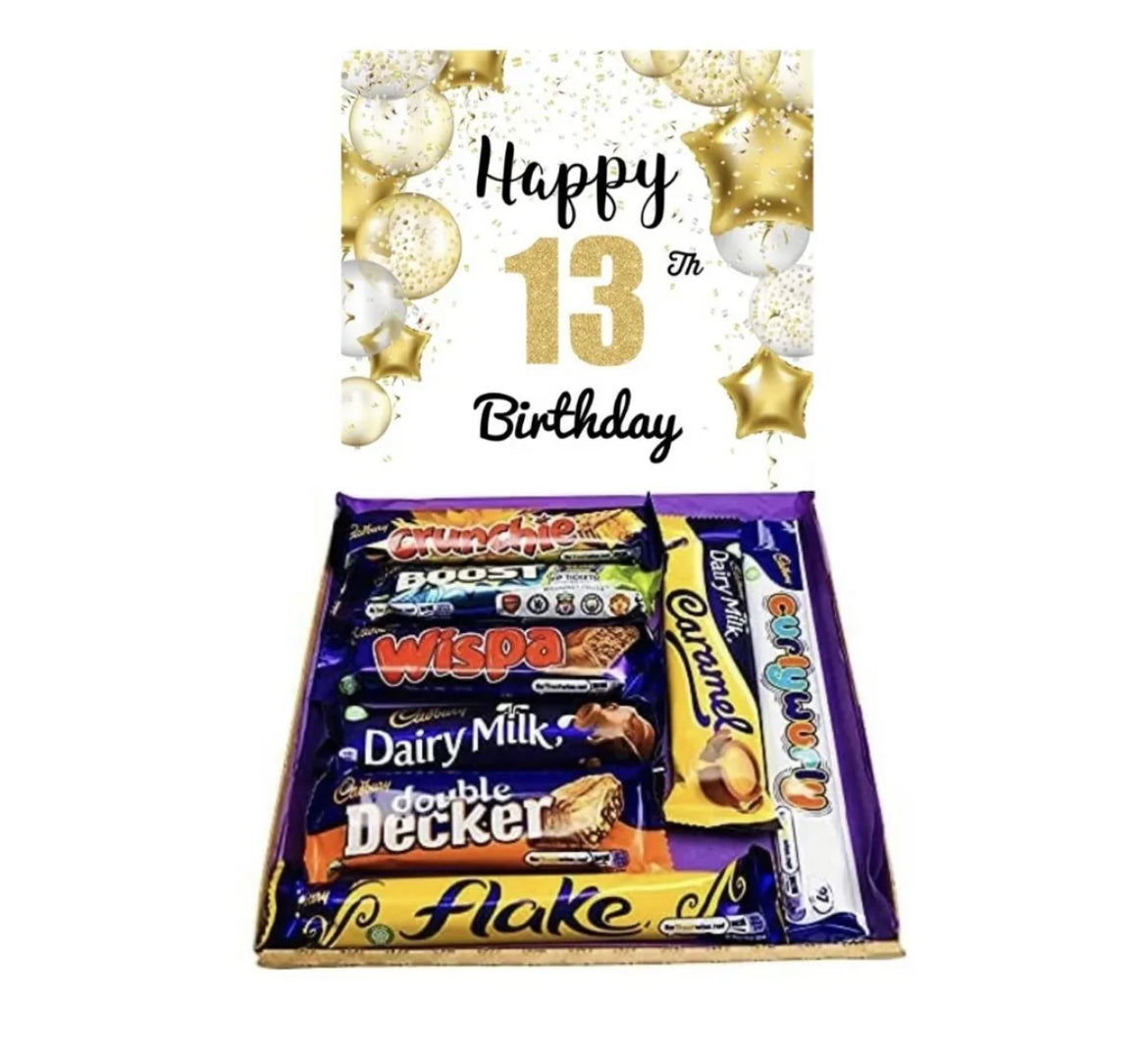 Happy Birthday Cadburys Full size Bars  Sweet Box Gift??