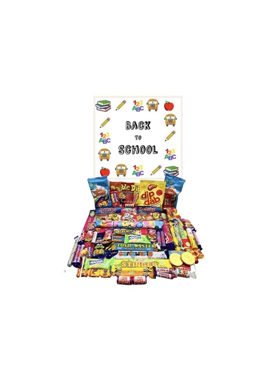 Retro Back To School Sweets Box Pick N Mix The Ultimate Selection Gift