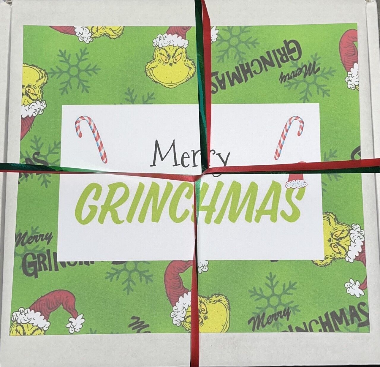 Merry Grinchmas Xmas Kids Pick Mix Ultimate Retro Sweets Box Sweet Candy Grinch Inspired Themed Hamper